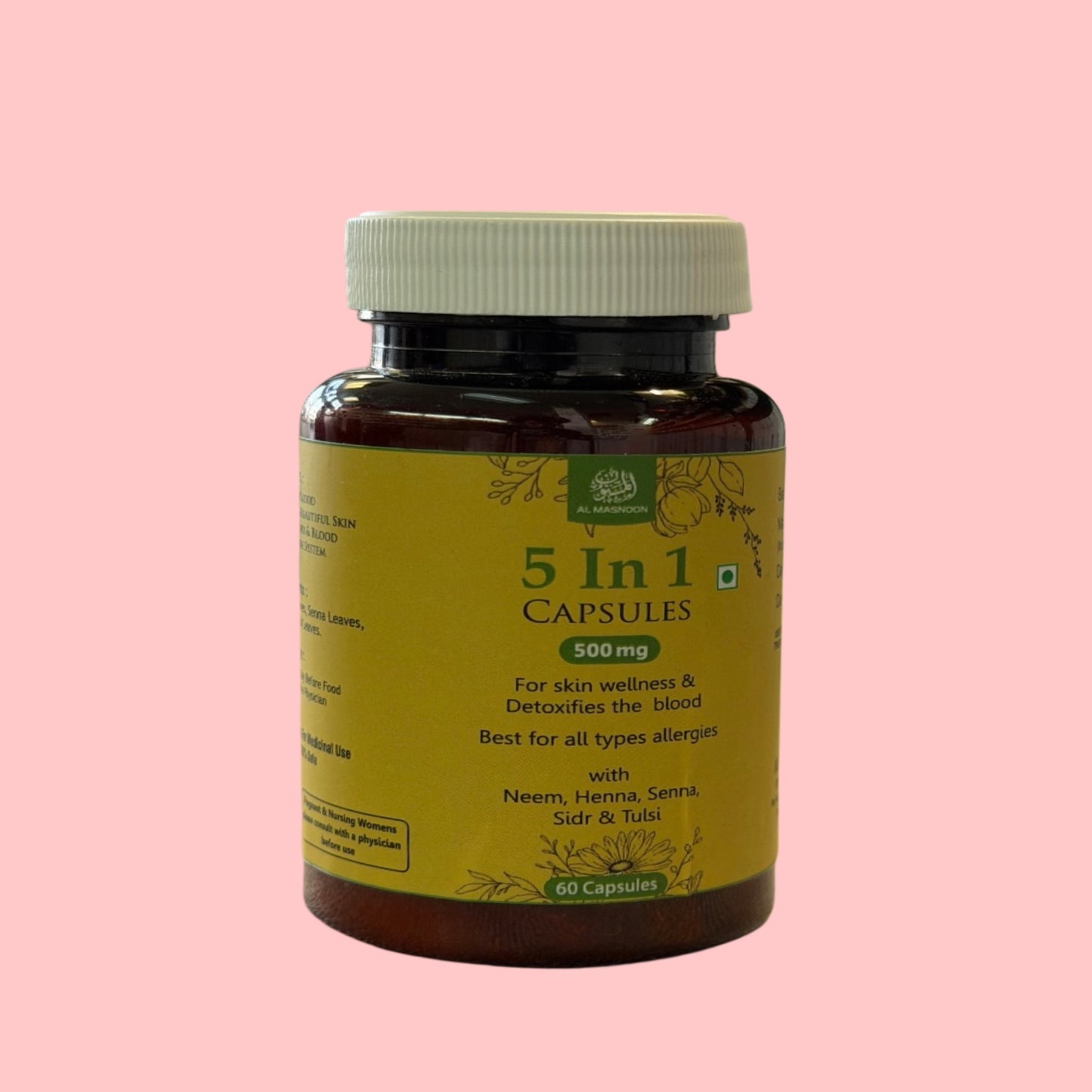 5 In 1 - Neem, Henna, Senna,
Sidr & Tulsi
