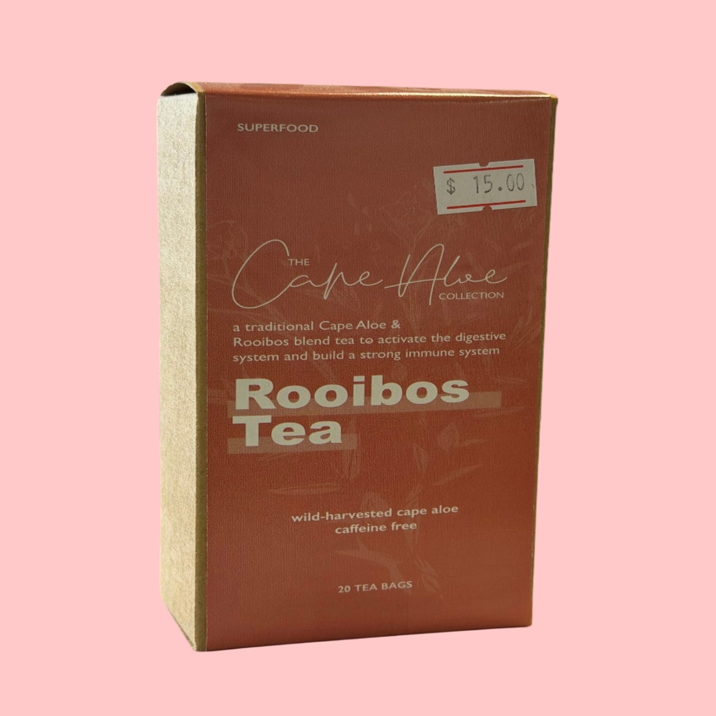 Cape Aloe & Rooibos Tea - 20 Tea Bags