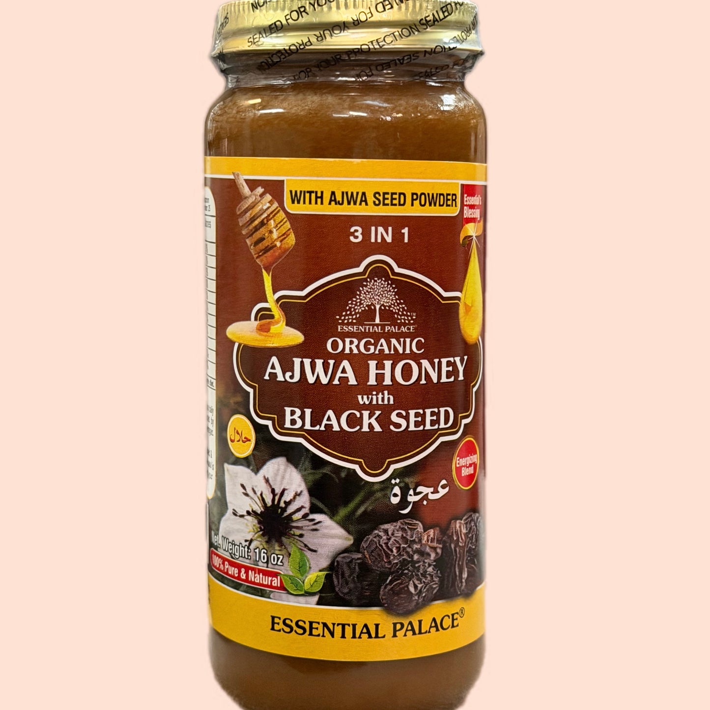 AJWA HONEY with Black Seed - 3 in 1