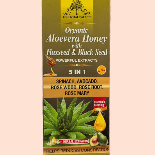 Aloe Vera Honey with Flaxseed & Black Seed - 5 in 1