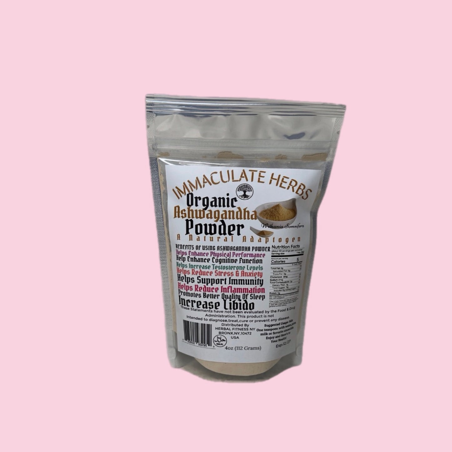 Ashwagandha Powder 4 oz