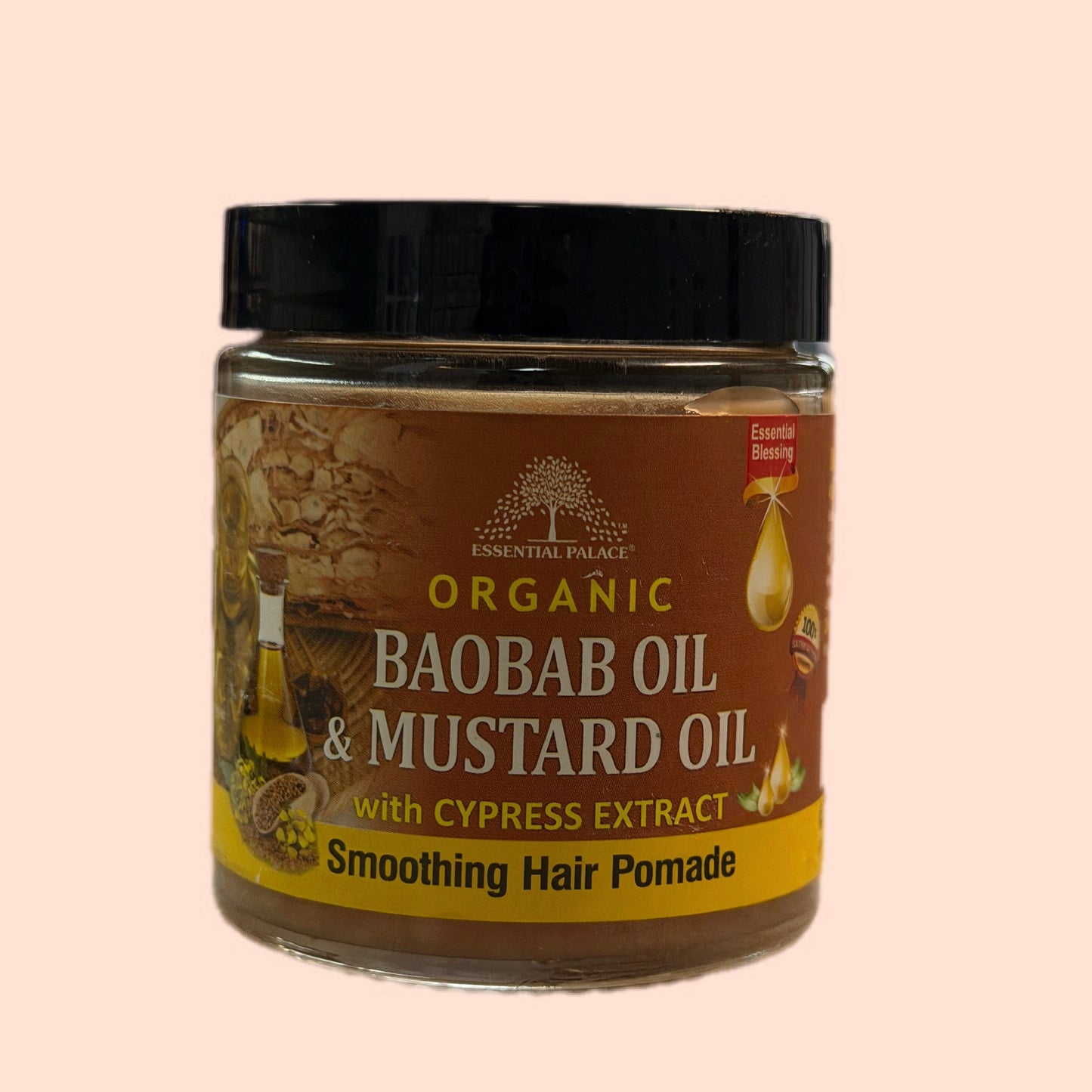 Baobab Oil & Mustard Oil With Cypress Extract - Hair Pomade
