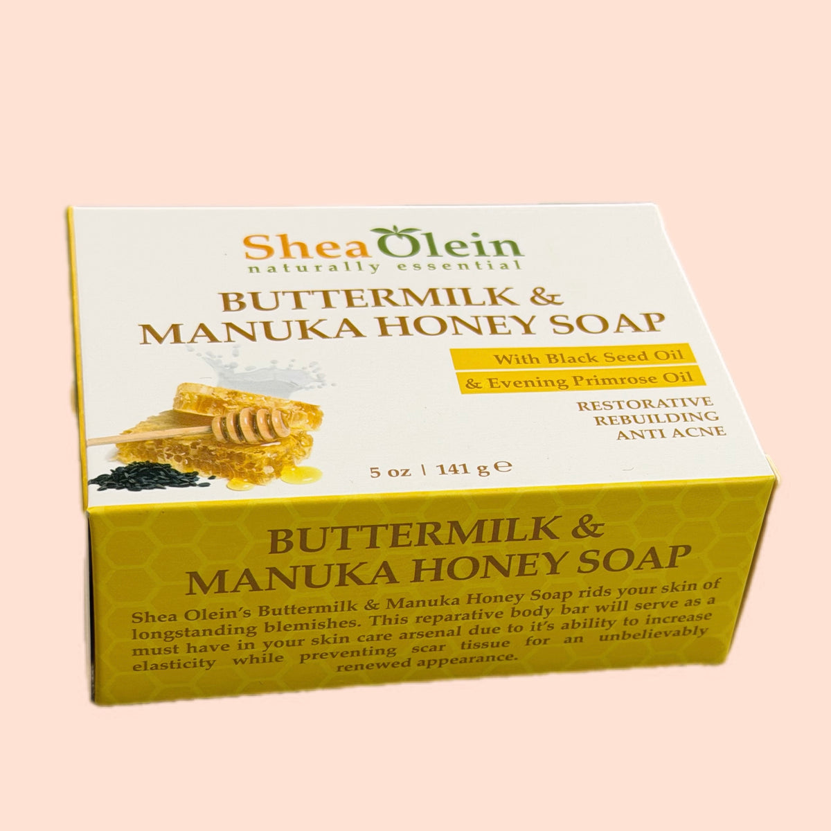 Buttermilk & Manuka Honey Soap With Black Seed Oil & Evening Primrose Oil