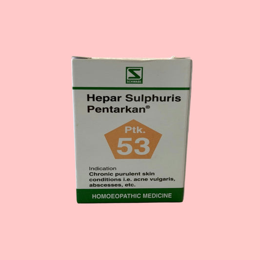 Hepar Sulphuris Pentarkan - Ptk. 53 - Homeopathic