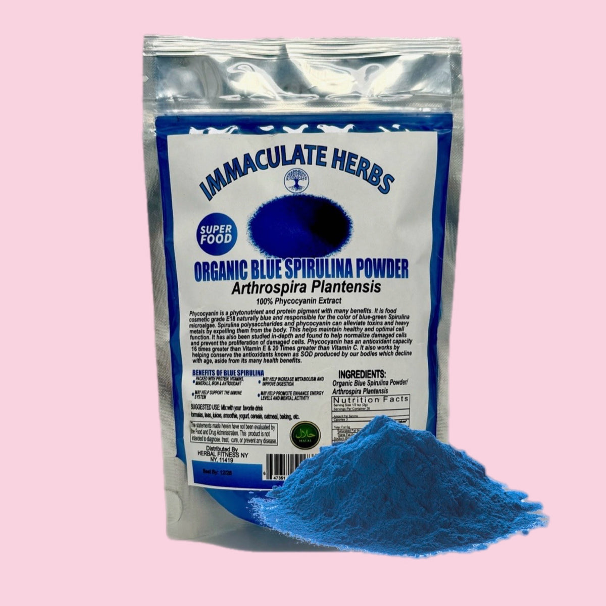 Blue Spirulina Powder 2.5 oz