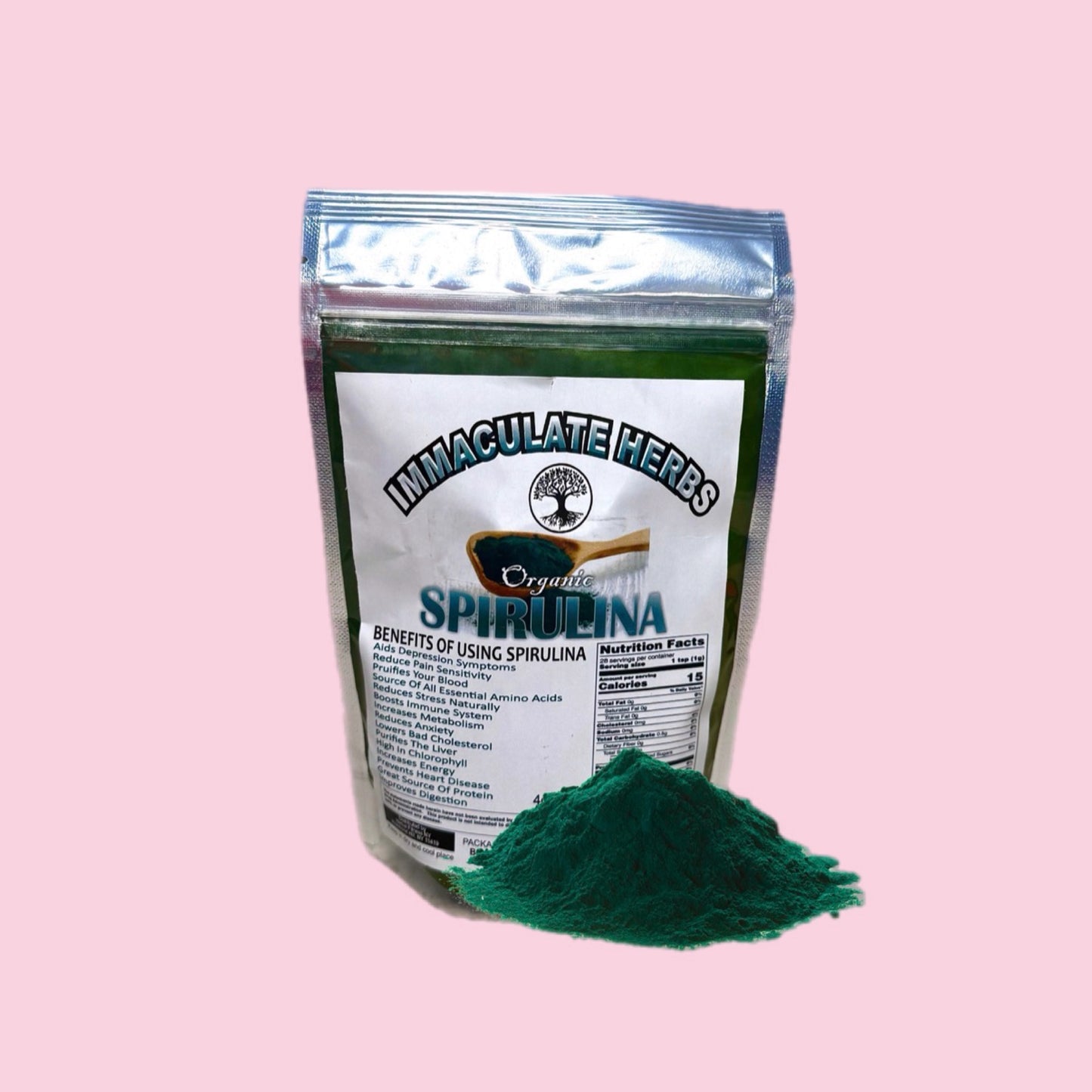 Green Spirulina Powder 4 oz