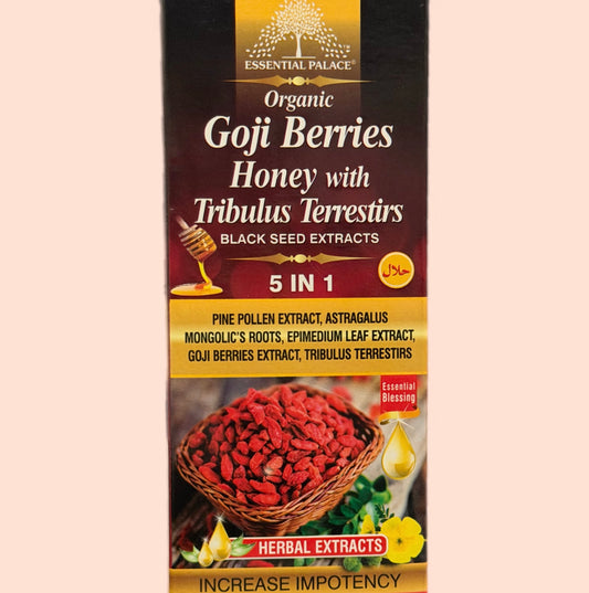 Goji Berries Honey with Tribulus Terrestris - 5 in 1