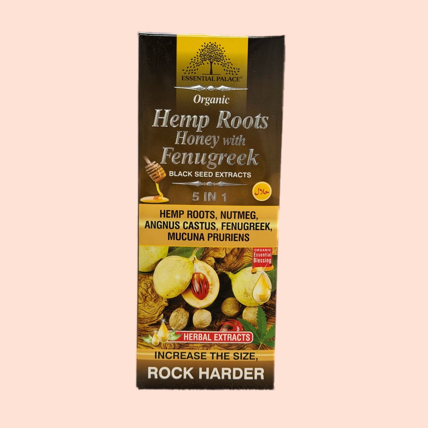 Hemp Roots Honey with Fenugreek - 5 in 1