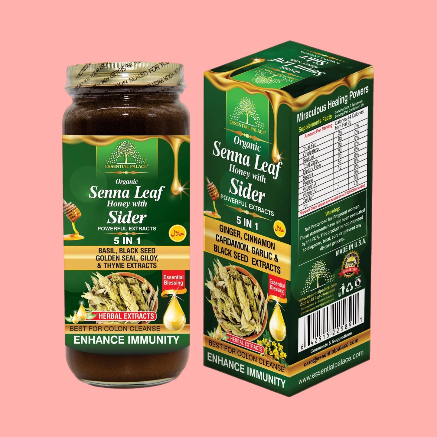 Senna Leaf Honey with Sider - 5 in 1