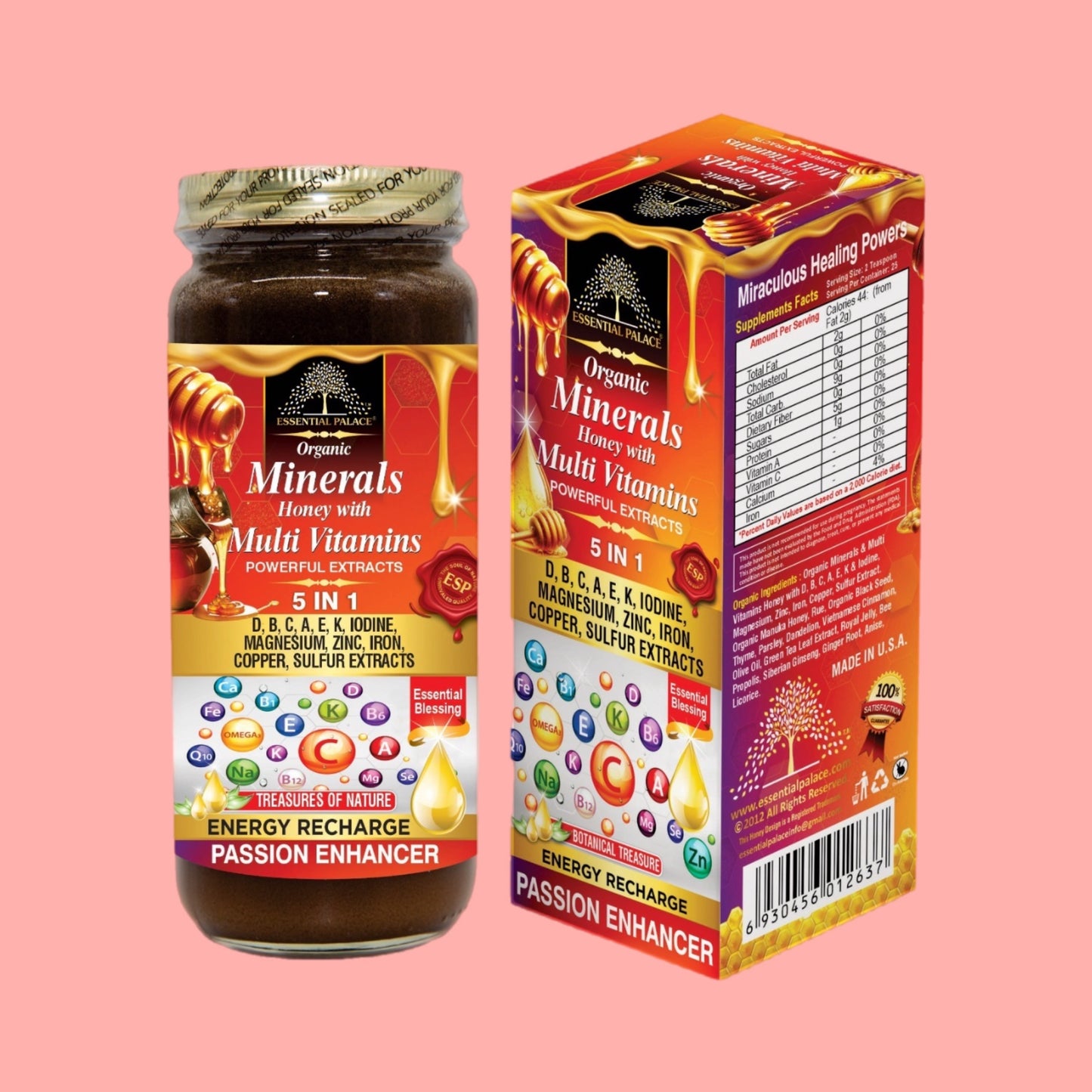 Minerals Honey with Multi Vitamins - 5 in 1
