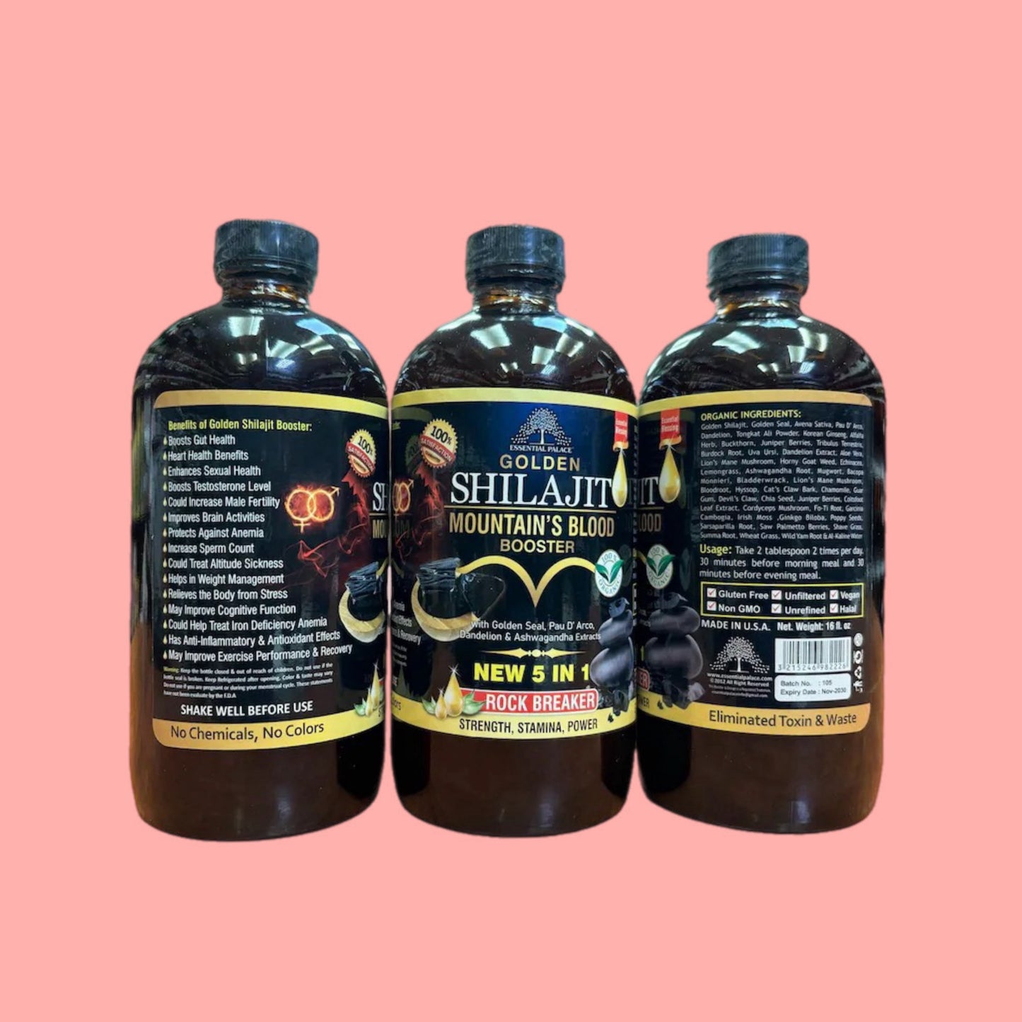 Shilajit Booster Tonic – 5 in 1 Formula