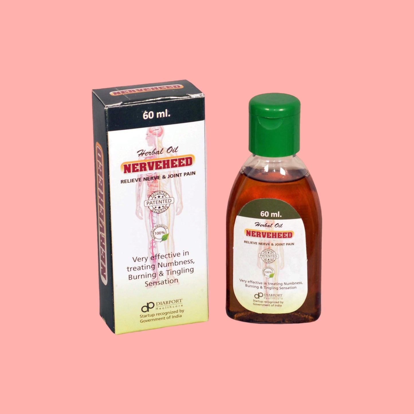 Nerveheed Herbal Oil - 60 ml.