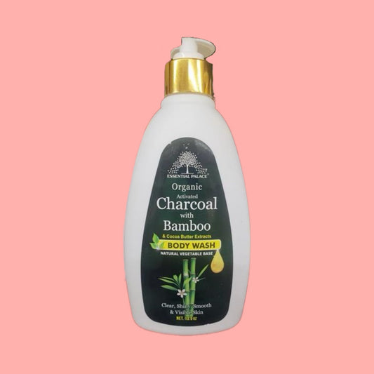 Organic Activated Charcoal with Bamboo & Cocoa Butter Extracts BODY WASH