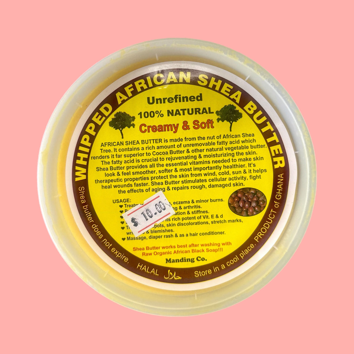 Whipped African Shea Butter Unrefined 100% Natural