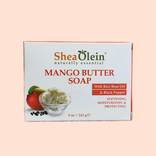 Mango Butter Soap With Rice Bran Oil & Black Pepper