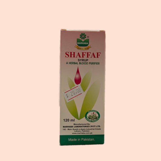SHAFFAF SYRUP A HERBAL PURIFIER - 120 ml