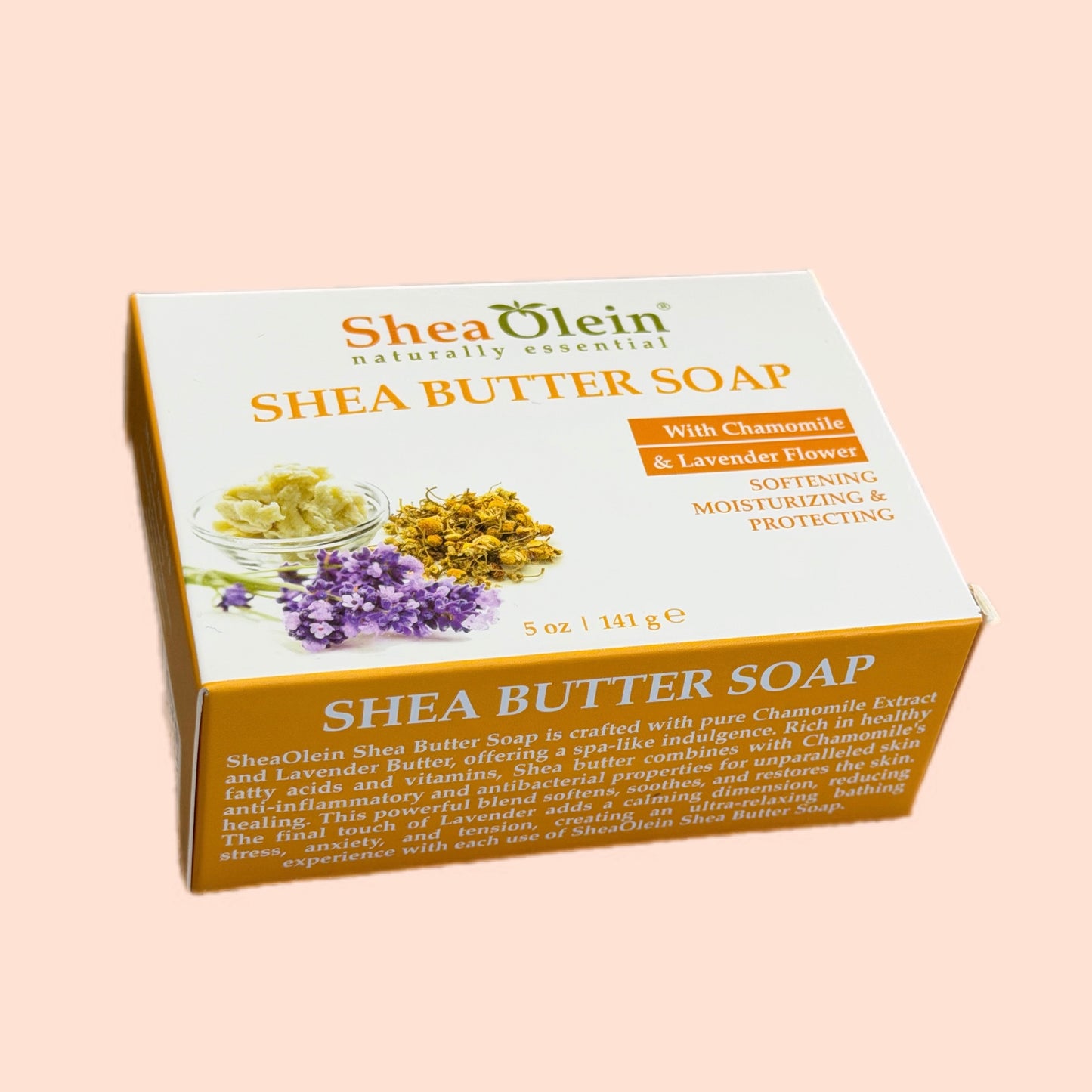 Shea Butter Soap With Chamomile & Lavender Flower