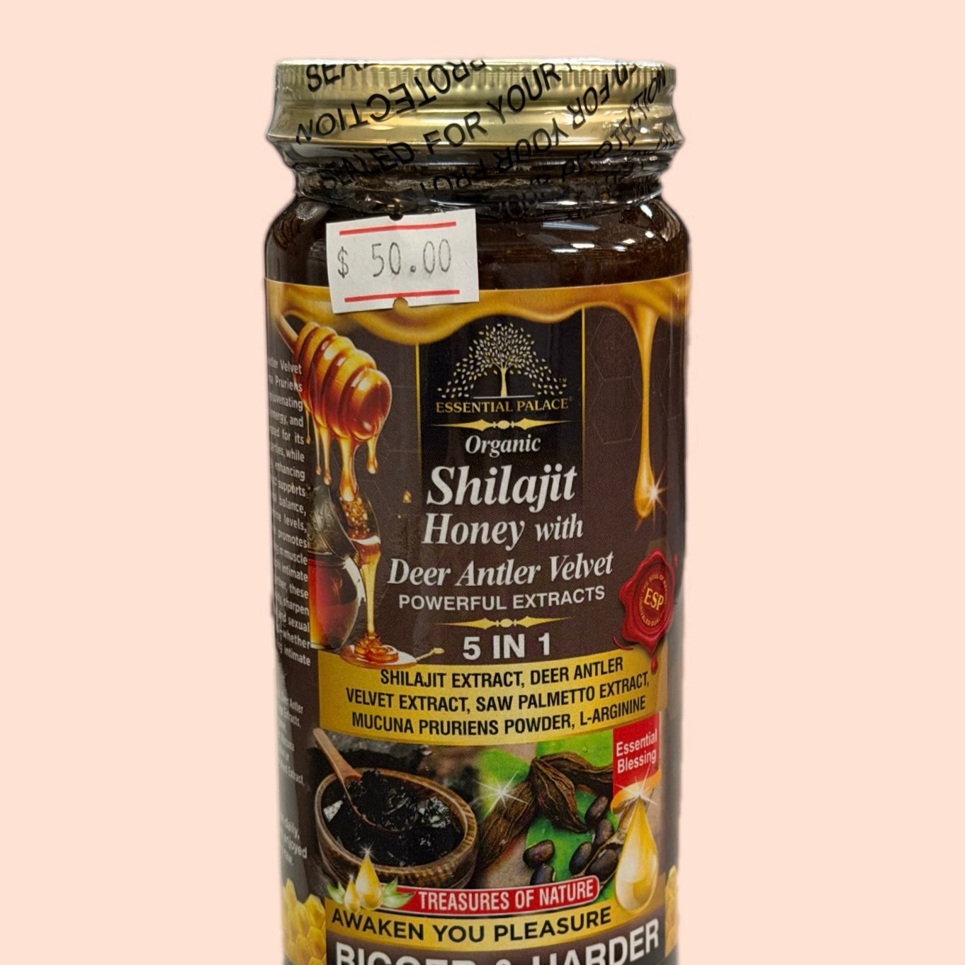 Shilajit Honey with Deer Antler Velvet - 5 in 1