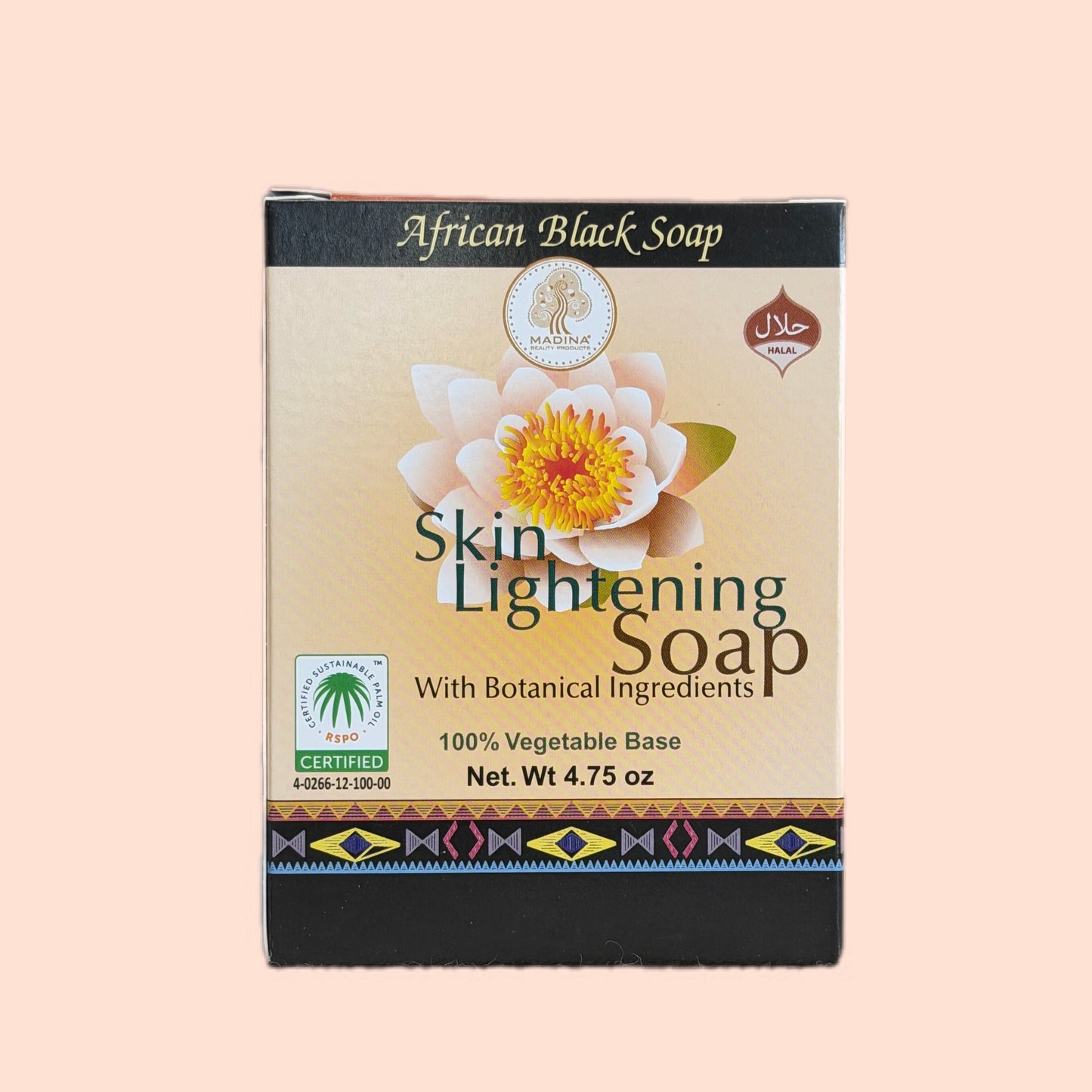 Skin Lightening Soap With Botanical Ingredients, 100% Vegetable Base