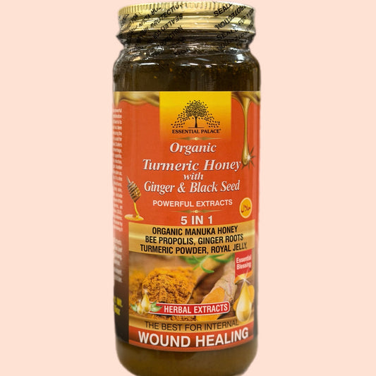 Turmeric Honey with Ginger & Black Seed - 5 in 1