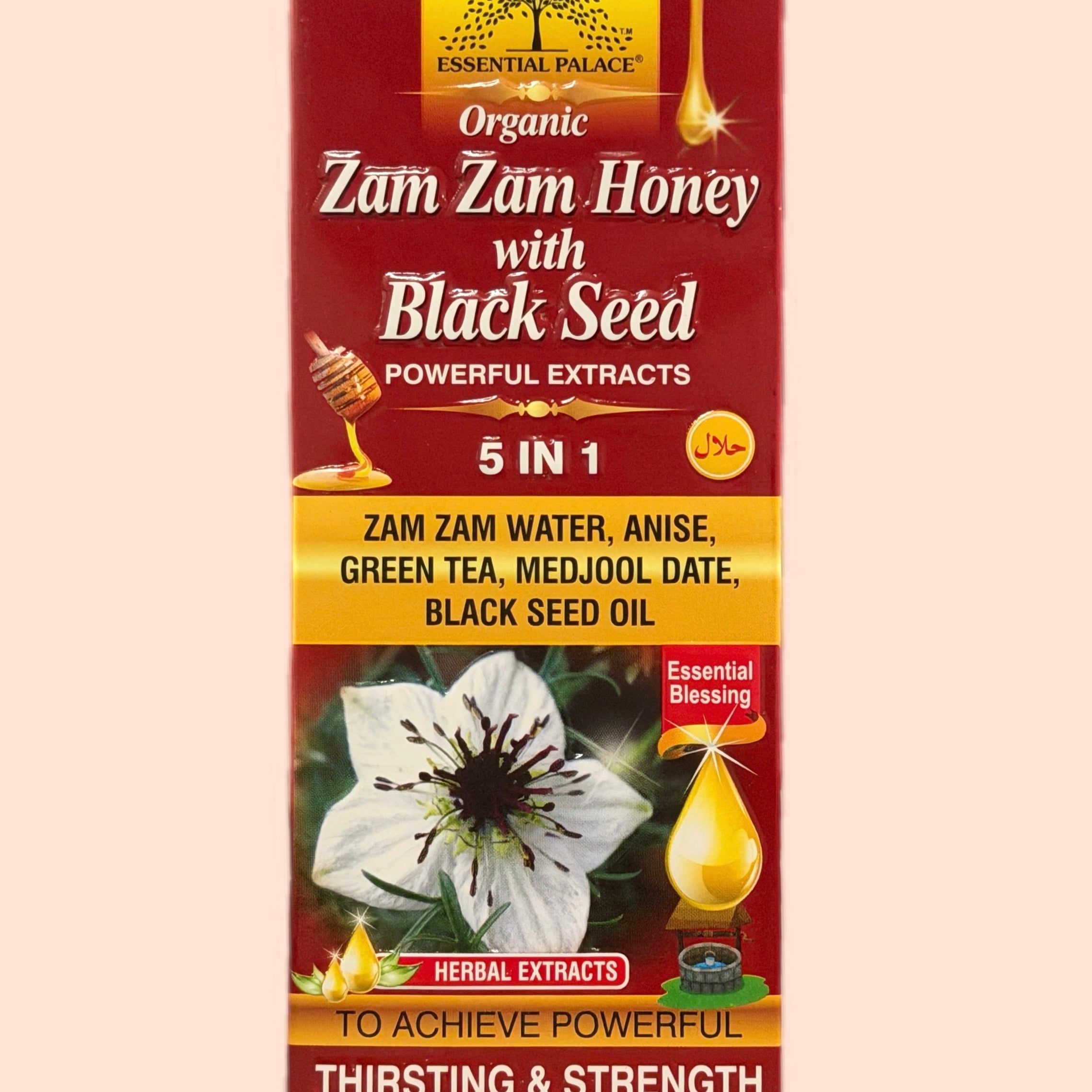 Zam Zam Honey with Black Seed - 5 in 1 – Bismillah Herbal Way
