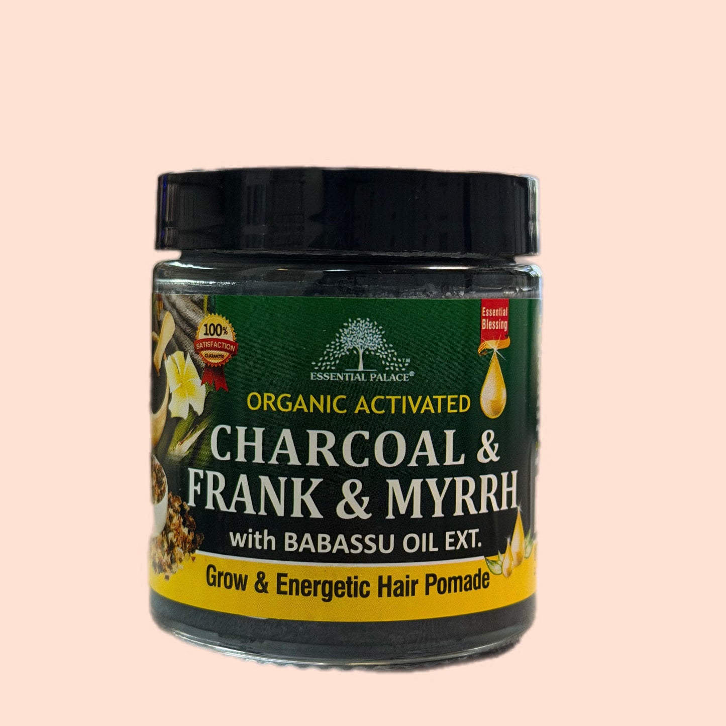 Charcoal, Frankincense & Myrrh With Babassu Oil Extract - Hair Pomade